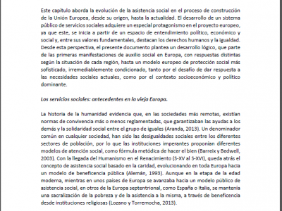 EL SISTEMA PÚBLICO DE SERVICIOS SOCIALES EN EUROPA Hacia el modelo social europeo Juan Miguel Tortosa Conchillo