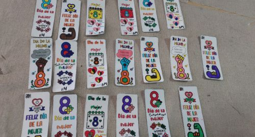 MARCAPÁGINAS PARA EL 8M EN EL CPM RECEP 